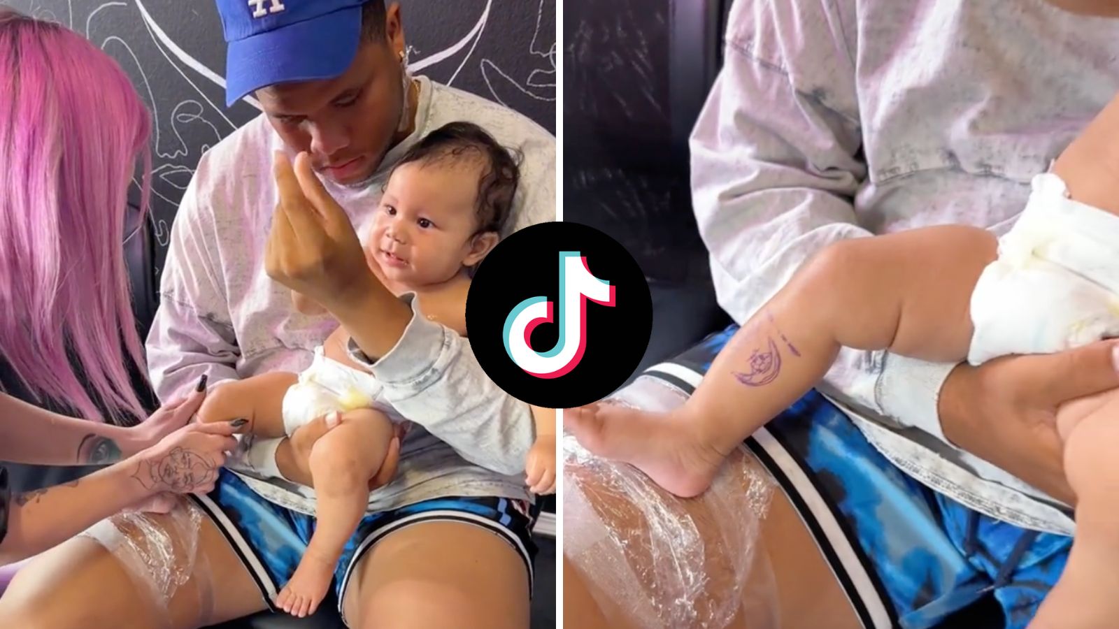 Il tatuatore divide gli spettatori dopo aver tatuato un bambino 65