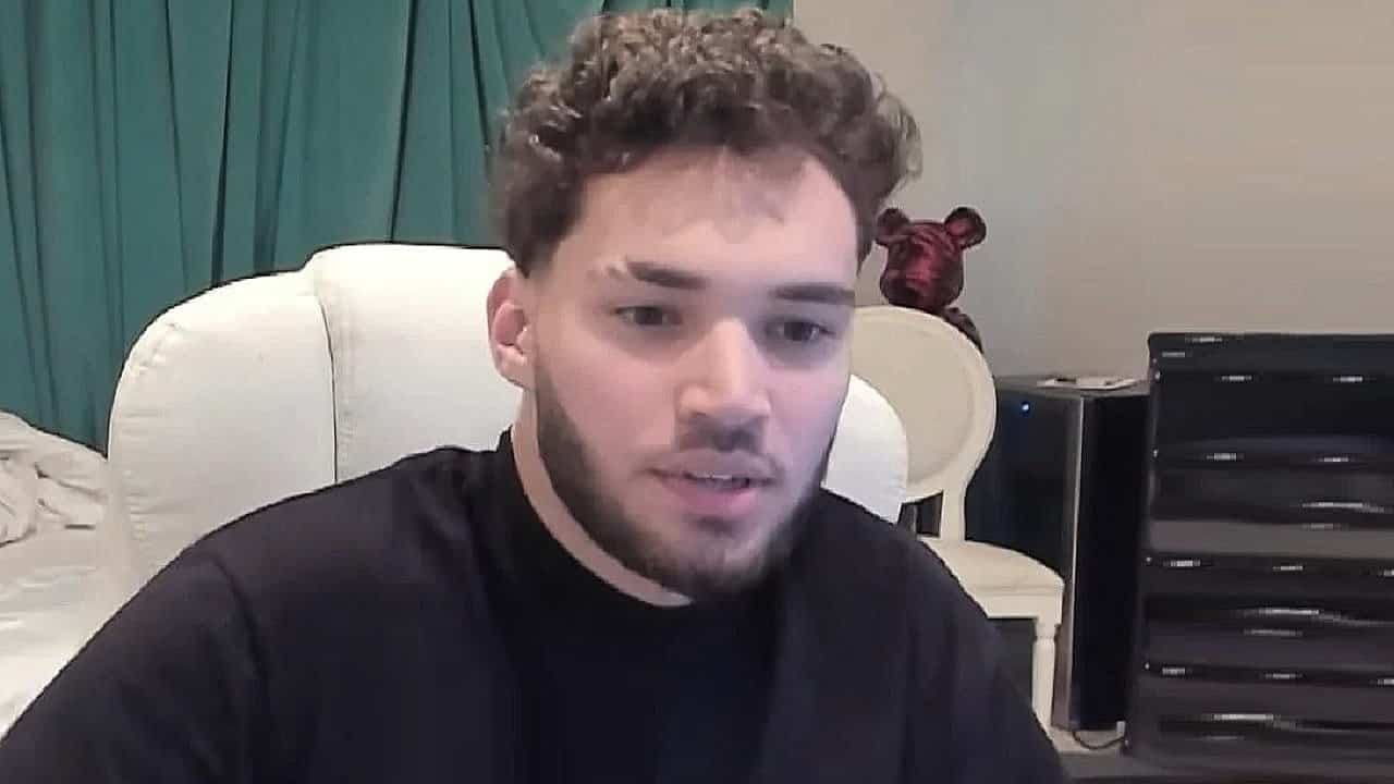 Lo streaming di Adin Ross su Twitch finisce in un 49