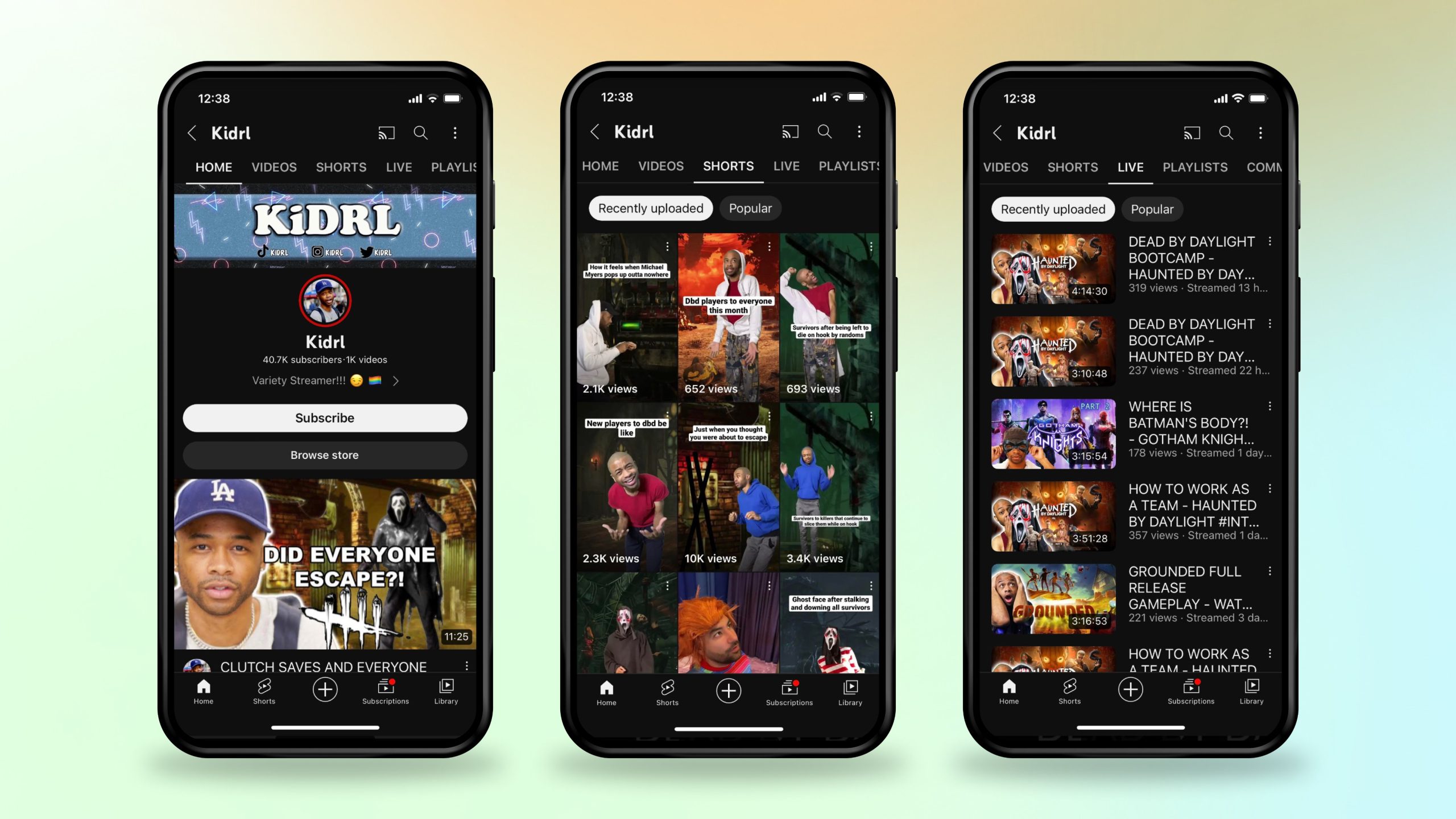 YouTube aggiunge finalmente schede separate per live streaming e clip scaled 1 21