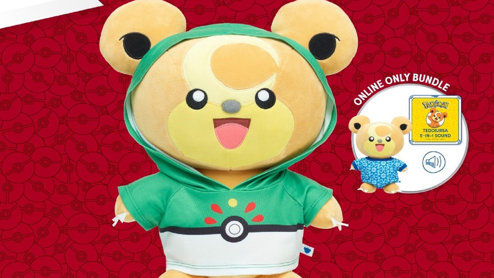 Build a Bear Pokemon Collection Teddiursa Jumbo 35