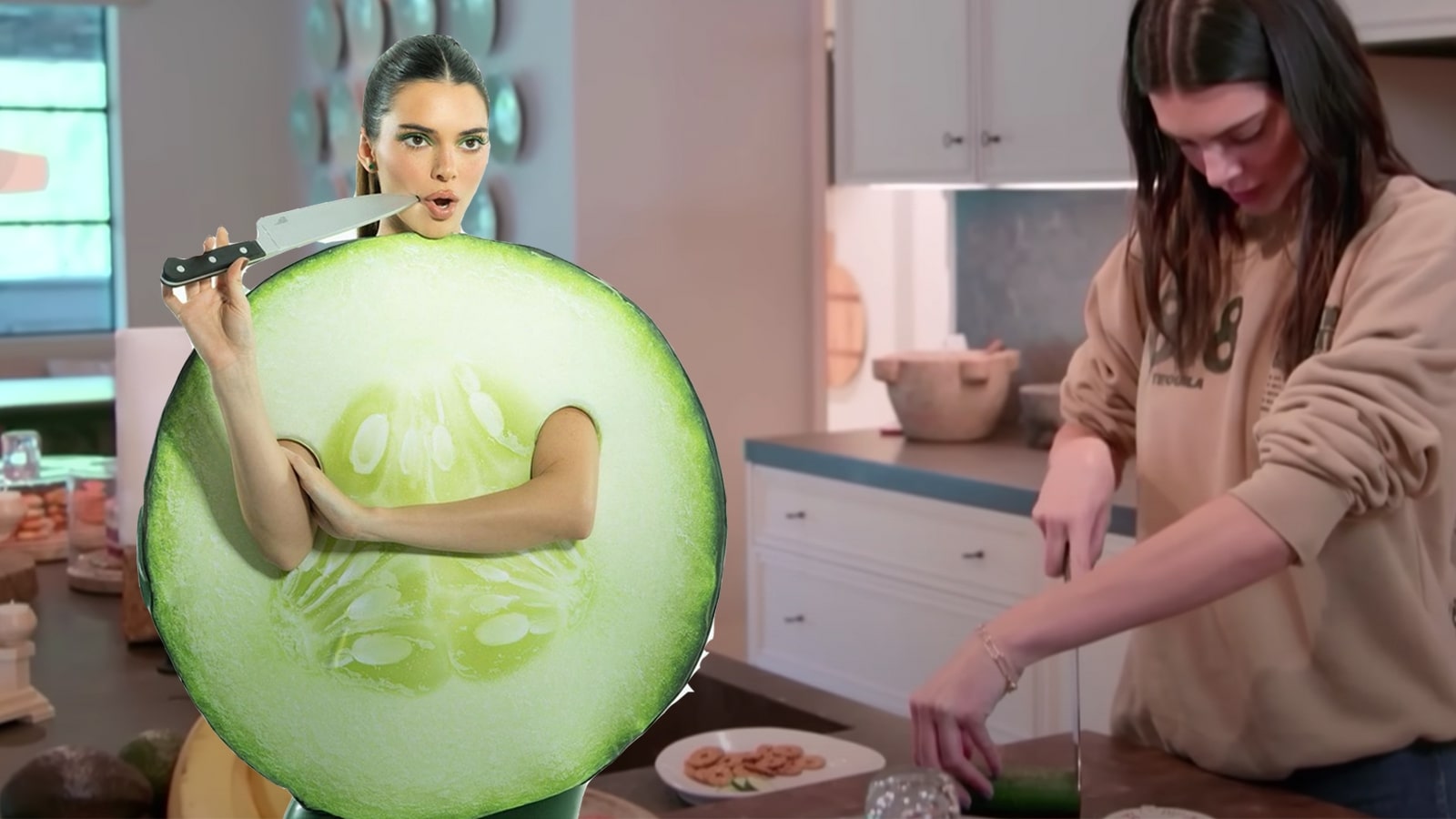 Kendall Jenner prende in giro larrosto virale di TikTok con 89