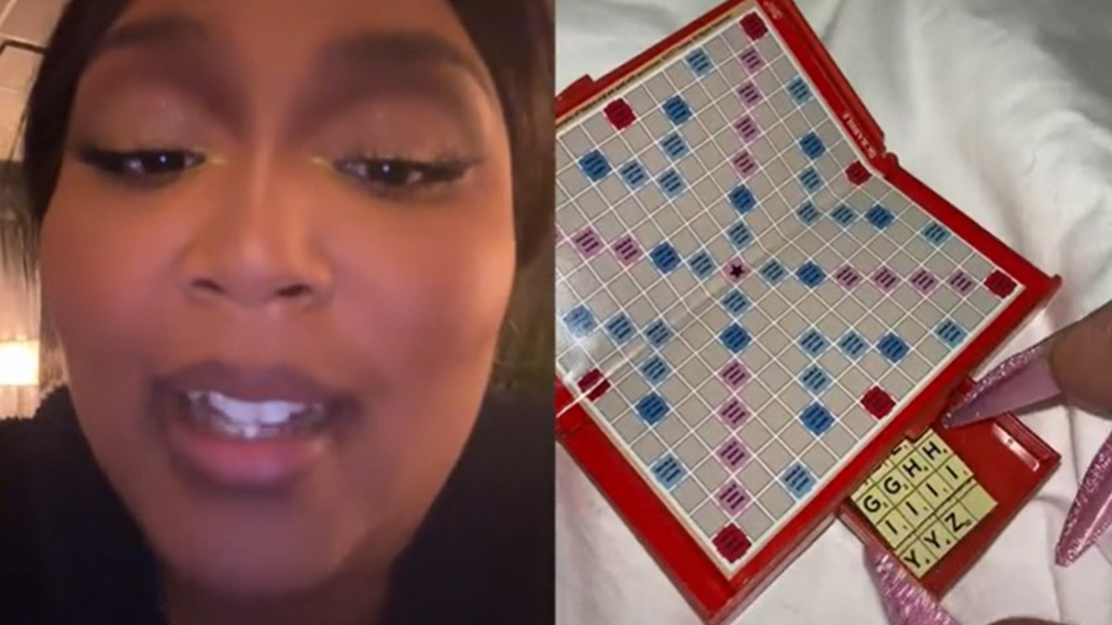 Lizzo trolla i fan su TikTok con il più piccolo gioco di Scarabeo “nel mondo”