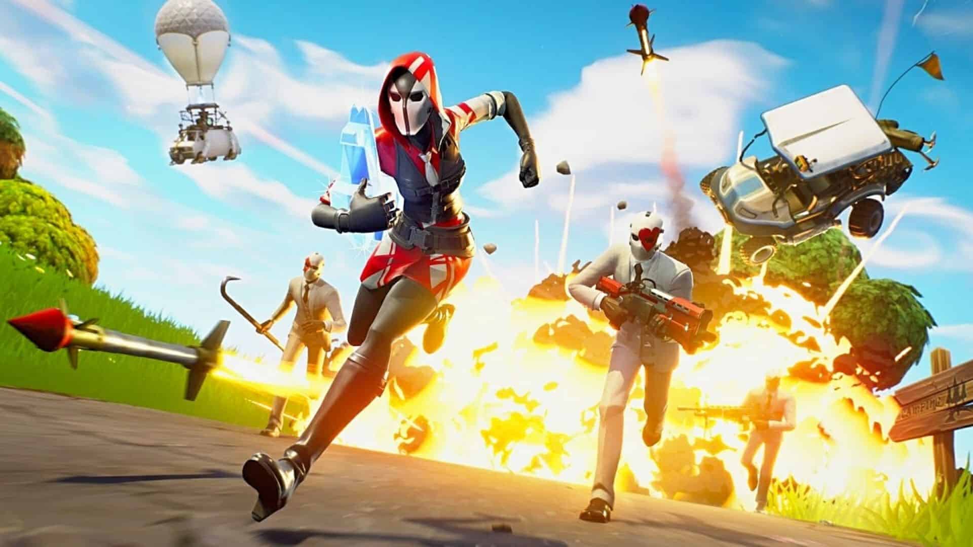 fortnite characters running 1