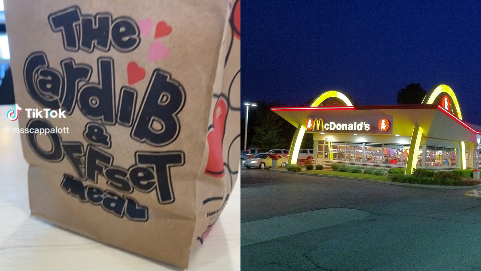 TikTokerLeaksCardiBOffsetMcDonaldsMeal 25