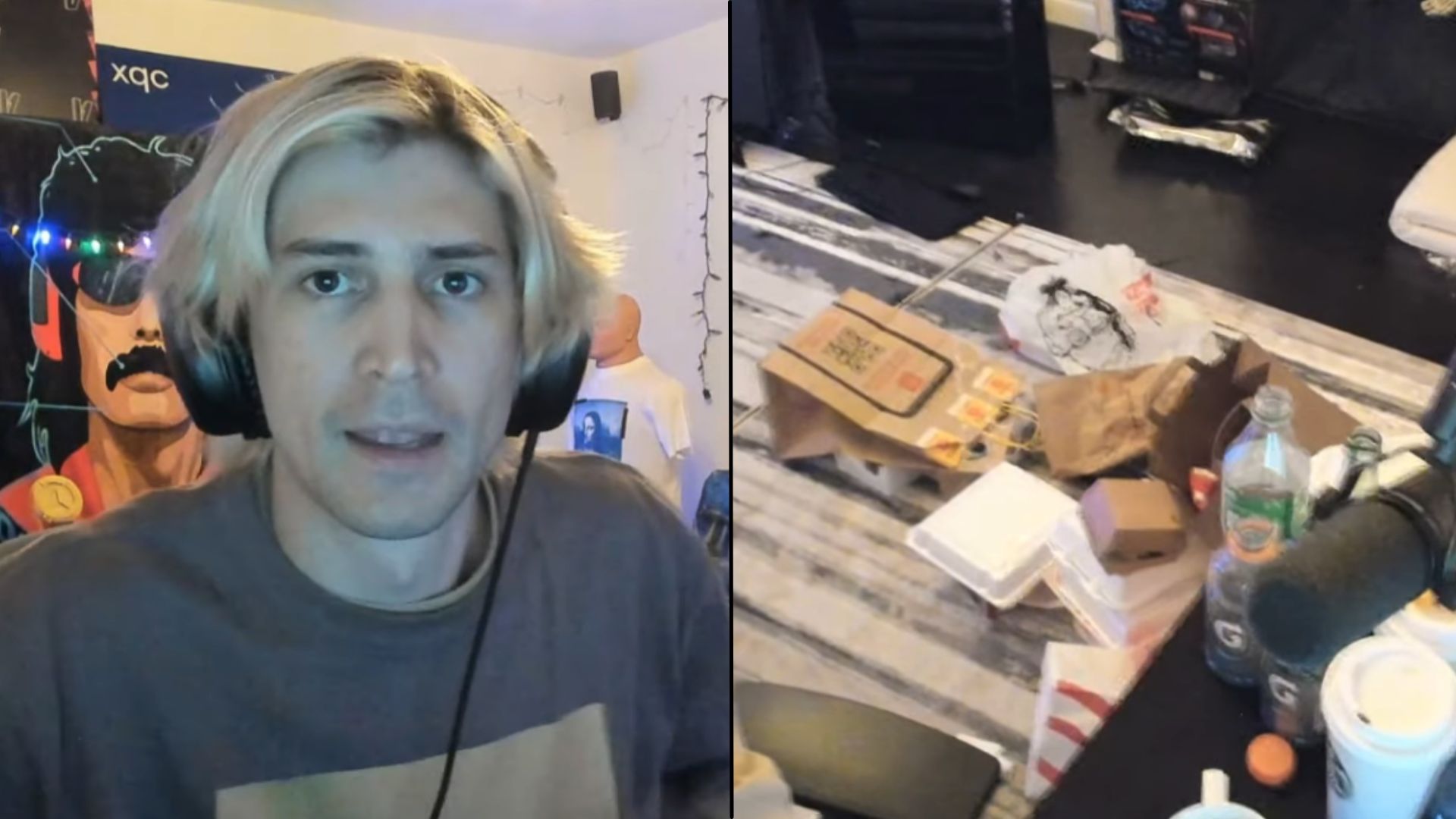 xQc disgusta di nuovo i fan con la spazzatura in 7