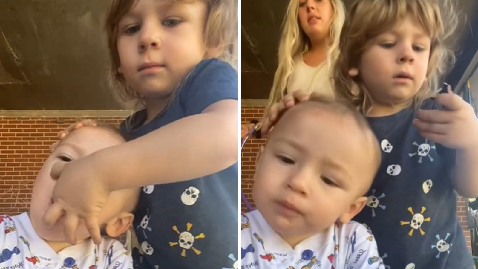 Toddler saves little brother from choking viral 37