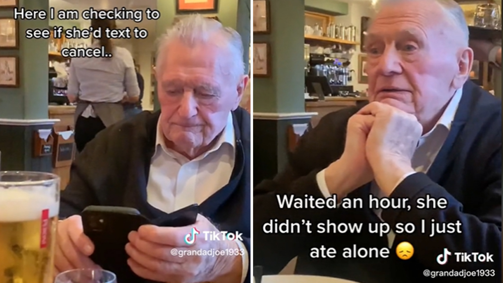 grandpa gets stood up on first date in 30 years 19
