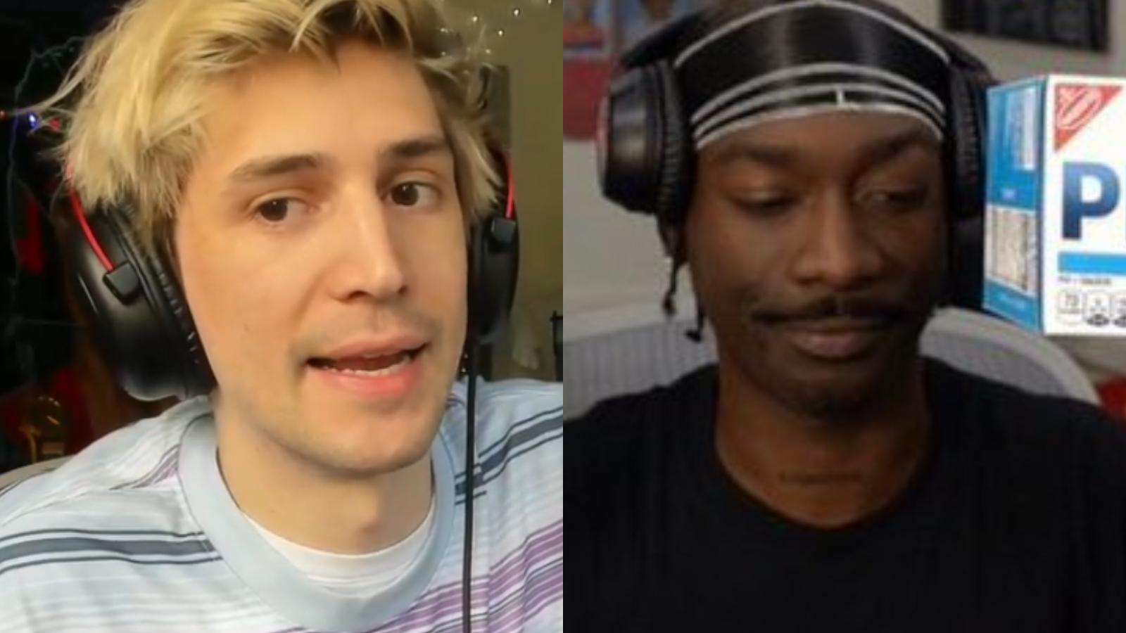 xQc afferma che lo staff di Twitch non ha bandito 53