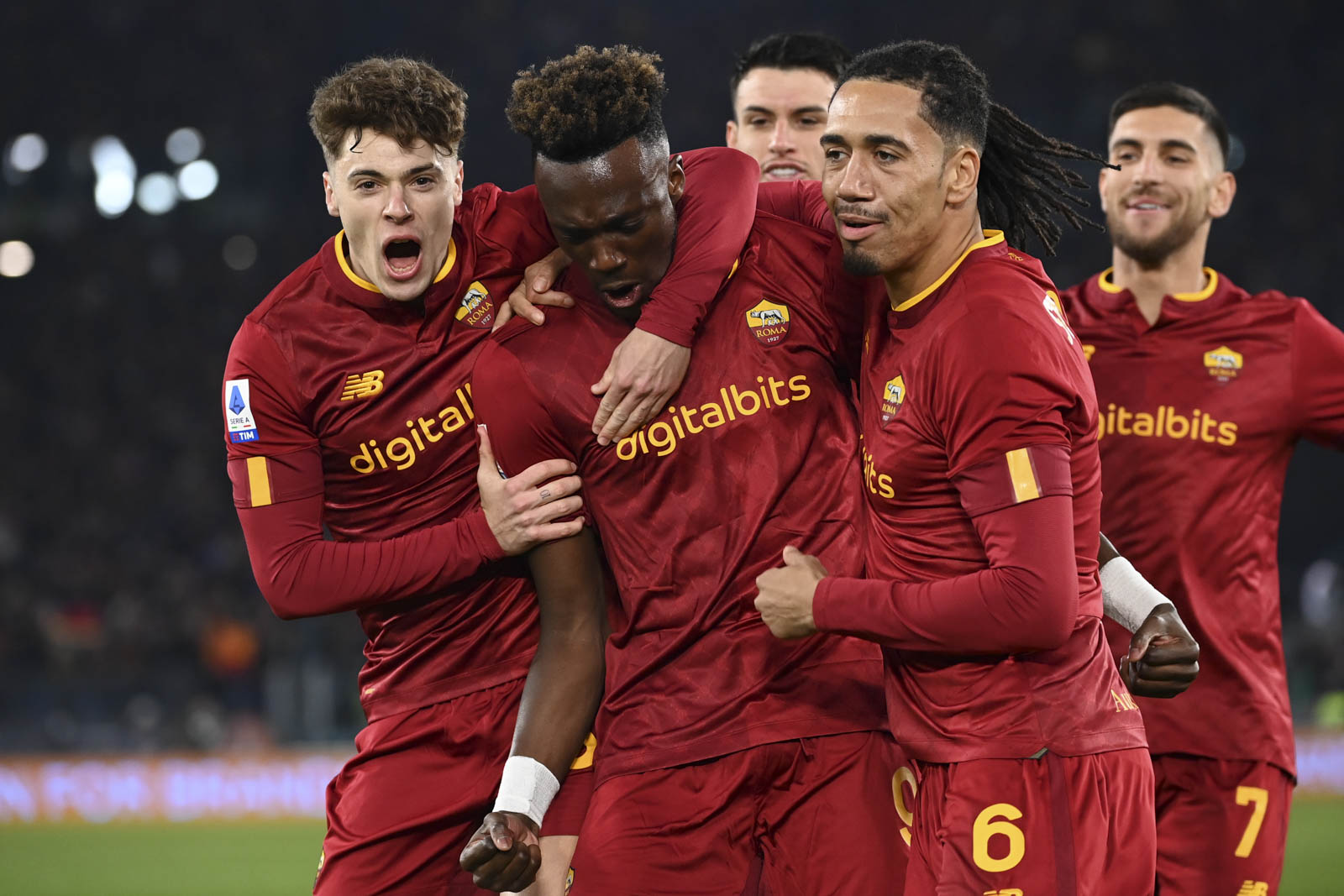 abraham roma empoli esultanza 1 27