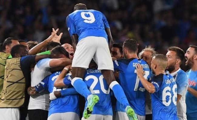 esultanza napoli liverpool 53