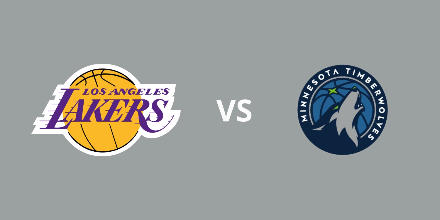 lakers vs timbrwolves 67