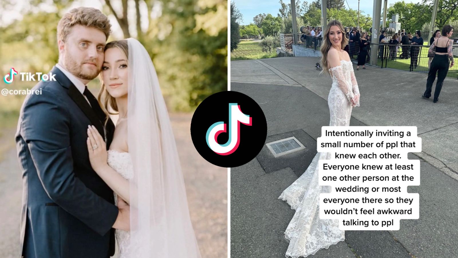La sposa diventa virale dopo aver perso un amico per 39