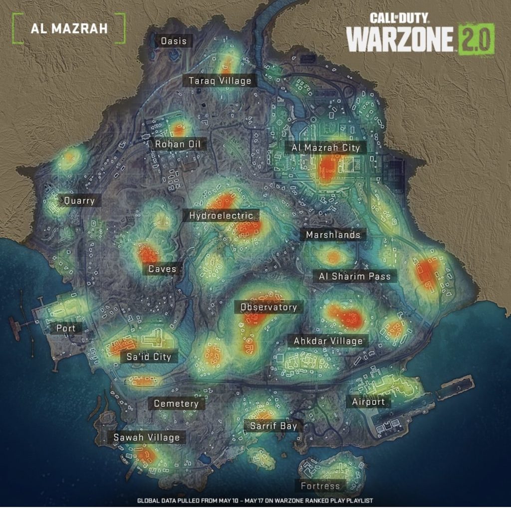 Punti di atterraggio classificati piu popolari di Warzone 2 dove 37