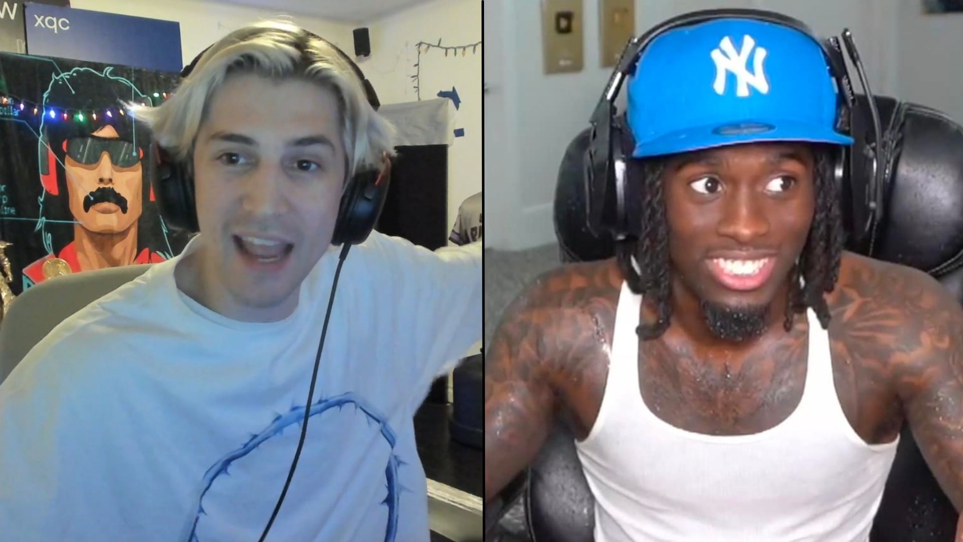 xQc afferma che Twitch ha permesso a Kai Cenat di 19
