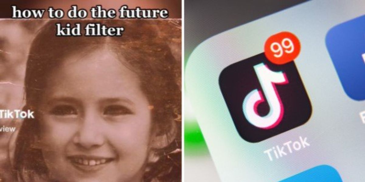 Come utilizzare il filtro futuro bambino su TikTok 71