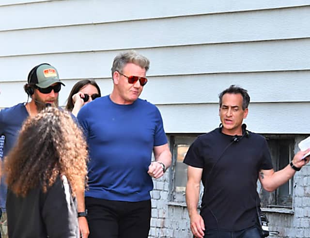 Gordon Ramsay e stato avvistato mentre girava la nuova serie 13
