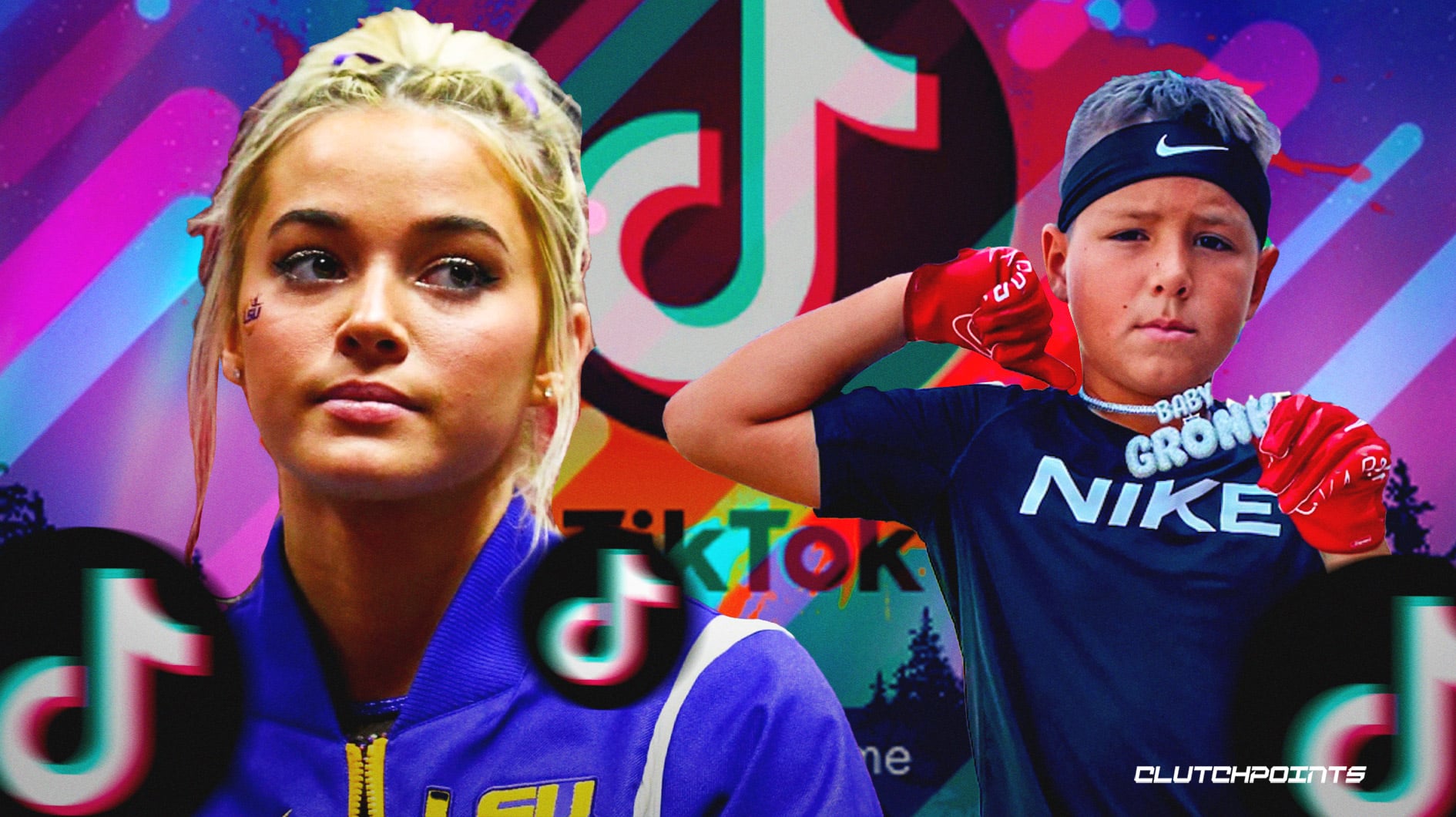 Livvy Dunne il Baby Gronk pazzo di Rizz TikTok sta 7