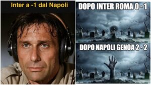 Napoli-Genoa 1-1: il web esplode di ironie sullo scudetto con l'Inter!