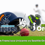 San Francisco Unicorns vs Seattle Orcas