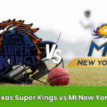 Texas Super Kings vs MI New York