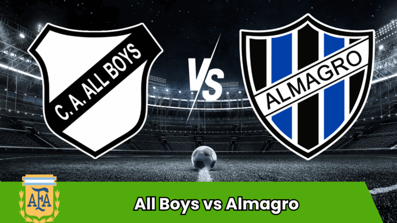 Pronostico All Boys vs Almagro – Primera Nacional Argentina | 26 Luglio 2025
