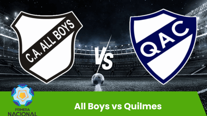 Pronostico All Boys vs Quilmes – Primera Nacional Argentina (12 Luglio 2025)