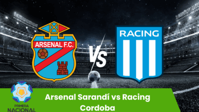 Arsenal Sarandí vs Racing Córdoba
