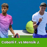 Cobolli vs Mensik