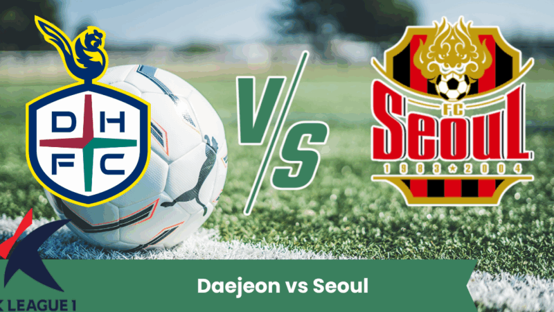 Pronostico K League 1 – Daejeon vs Seoul (27 Luglio 2025)