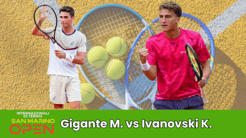 Pronostico Gigante M. vs Ivanovski K. | Challenger San Marino | 15 luglio 2025