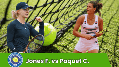 Pronostico Jones F. vs Paquet C. | Challenger Femenino – Individuales | 21 luglio 2025
