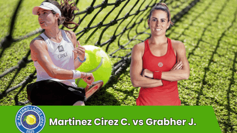 Pronostico Martinez Cirez C. vs Grabher J. | Challenger Femenino Palermo | 23.07.2025
