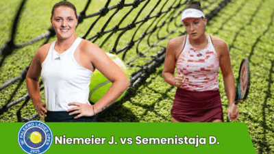 Pronostico Niemeier J. vs Semenistaja D. | Challenger Femenino Palermo | 22.07.2025, 11:30