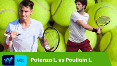 Pronostico Potenza L. vs Poullain L. | ITF Masculino – Individuales M25 Porto (hard) | 26.07.2025
