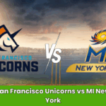 San Francisco Unicorns vs MI New York