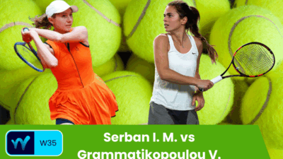Pronostico Serban I. M. vs Grammatikopoulou V. | W35 Torino | 19 Luglio 2025