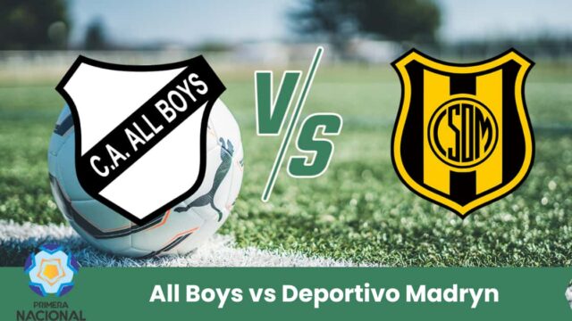 All Boys e Deportivo Madryn si sfidano in un match equilibrato della Primera Nacional.