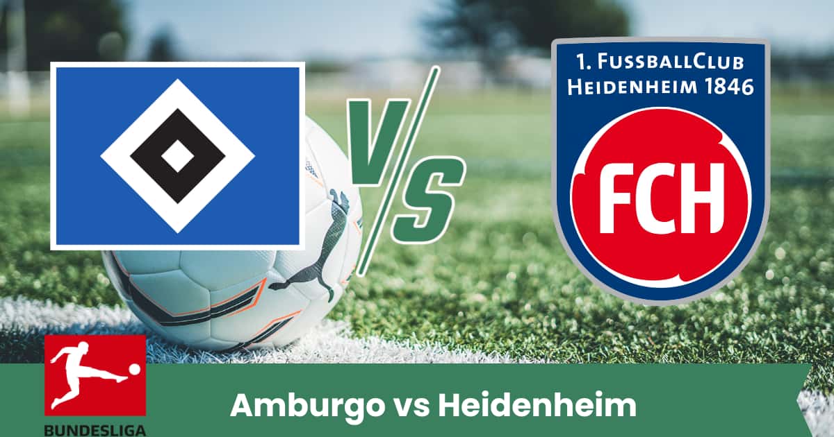 Il 20 settembre l’Amburgo affronta l’Heidenheim in Bundesliga: i padroni di casa partono favoriti grazie al fattore campo, ma gli ospiti possono sorprendere con le loro ripartenze.