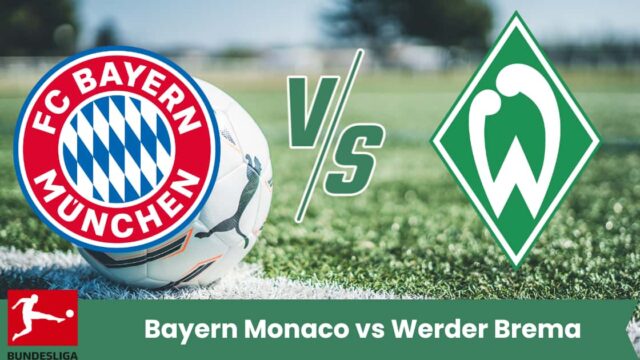 Il Bayern Monaco affronta il Werder Brema in una sfida di Bundesliga che promette gol ed emozioni. I bavaresi partono favoriti, ma il Brema cercherà di sorprendere in contropiede.