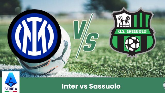 L’Inter parte favorita contro il Sassuolo, ma gli emiliani restano una squadra insidiosa. Possibile gara ricca di gol. Pronostico: Vittoria Inter o Over 2.5.