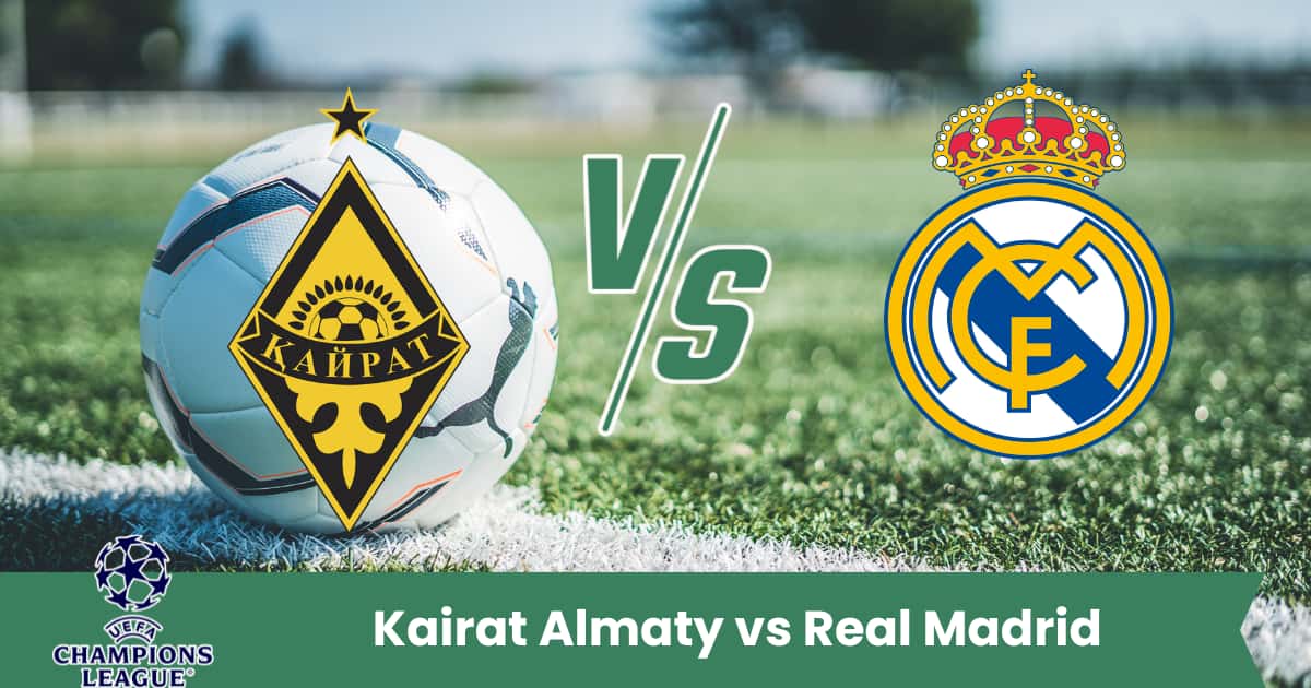 Pronostico Champions League Kairat Almaty vs Real Madrid 30 settembre 2025. Analisi e consigli scommesse.