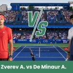 Alexander Zverev affronta Alex de Minaur nella Laver Cup 2025: una sfida di potenza contro velocità sul cemento indoor.