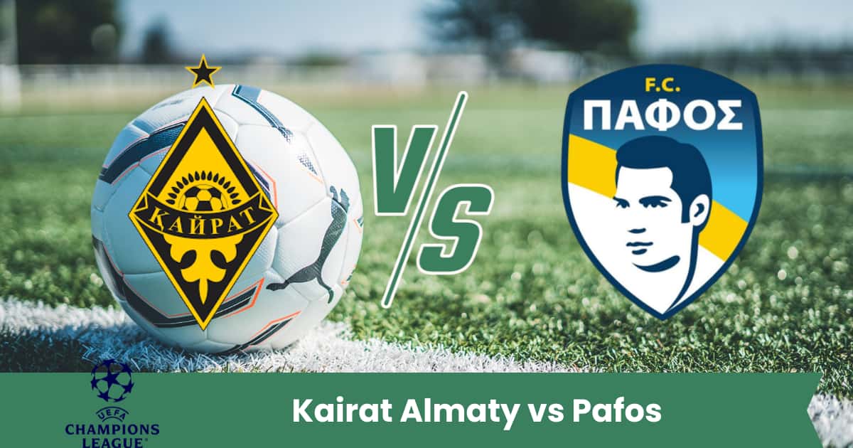 Pronostico Champions League: Kairat Almaty e Pafos si sfidano in una partita equilibrata e ricca di gol nella prima fase del torneo.
