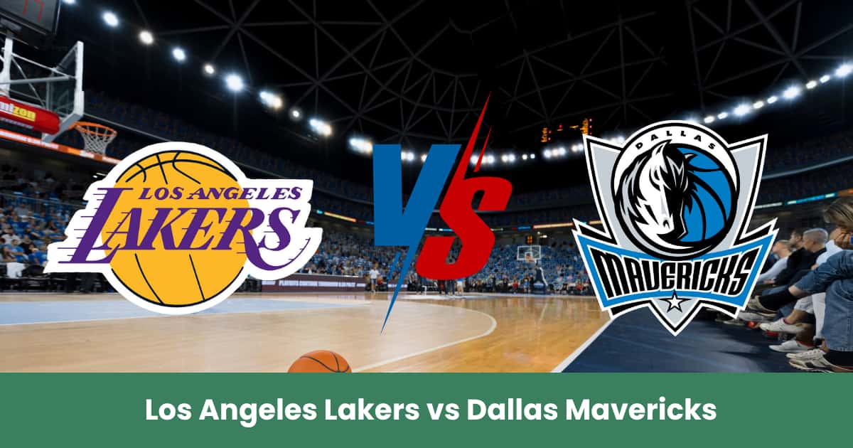 Analisi e pronostico NBA tra Los Angeles Lakers e Dallas Mavericks: statistiche, forma recente e risultato previsto con pronostico numerico.