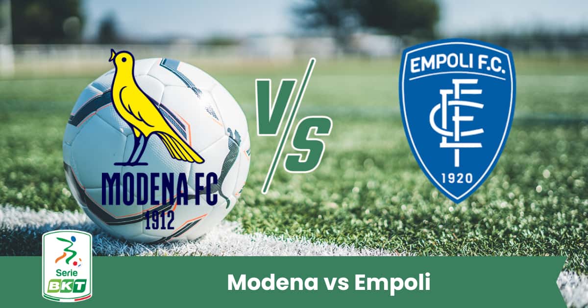 Sfida equilibrata in Serie B tra Modena ed Empoli: entrambe cercano punti preziosi, ma i toscani partono leggermente favoriti.