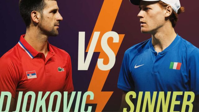 Djokovic contro Sinner nel Six Kings Slam 2025 – Sfida epica sul cemento indoor in Arabia Saudita.