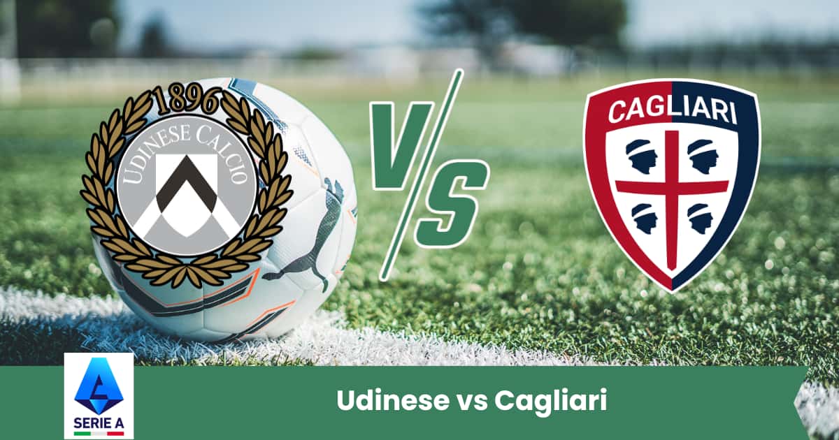 Sfida equilibrata tra Udinese e Cagliari in Serie A: analisi, forma recente e pronostico con i migliori consigli di scommessa.