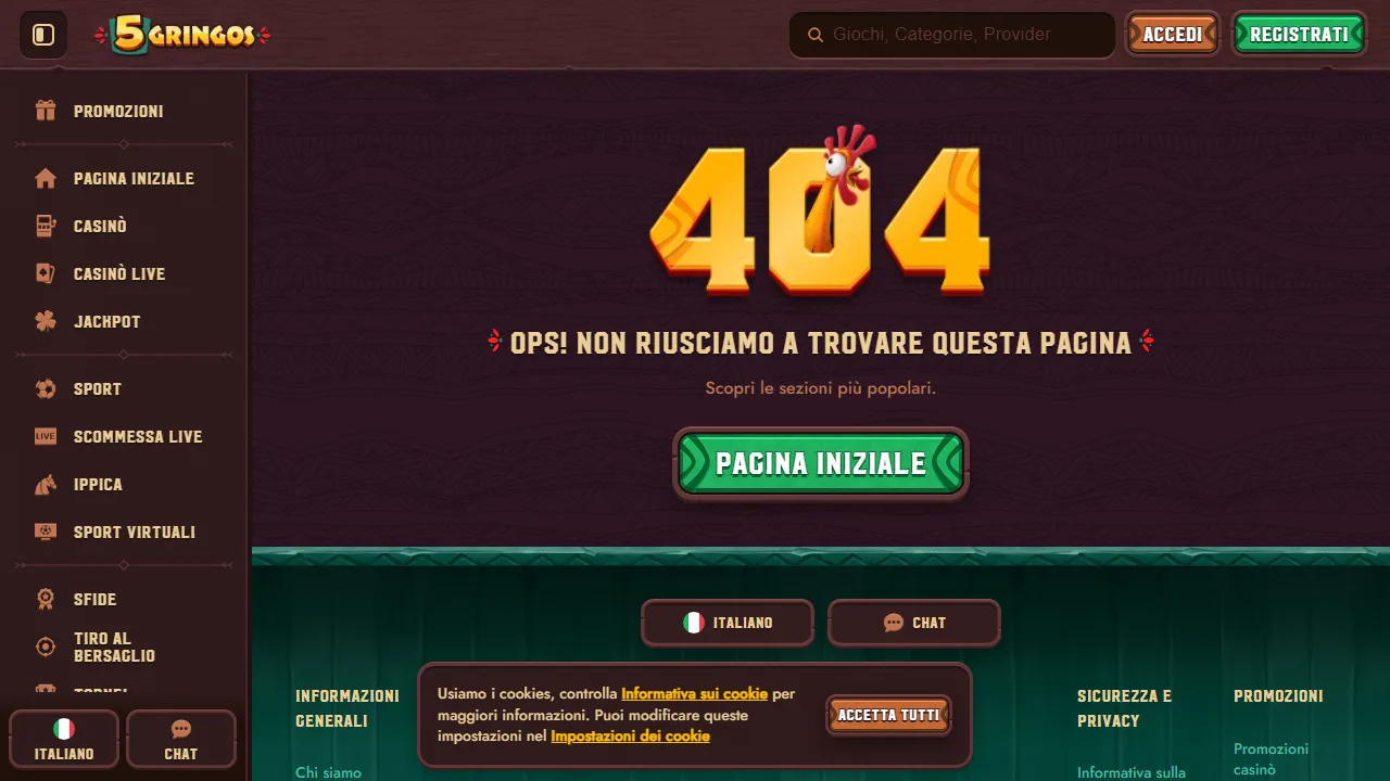 Il casinò online di 5gringos