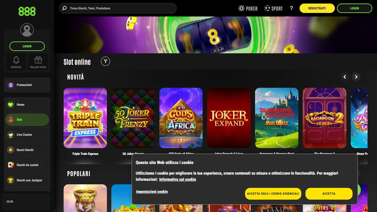 Il casinò online di 888-casino