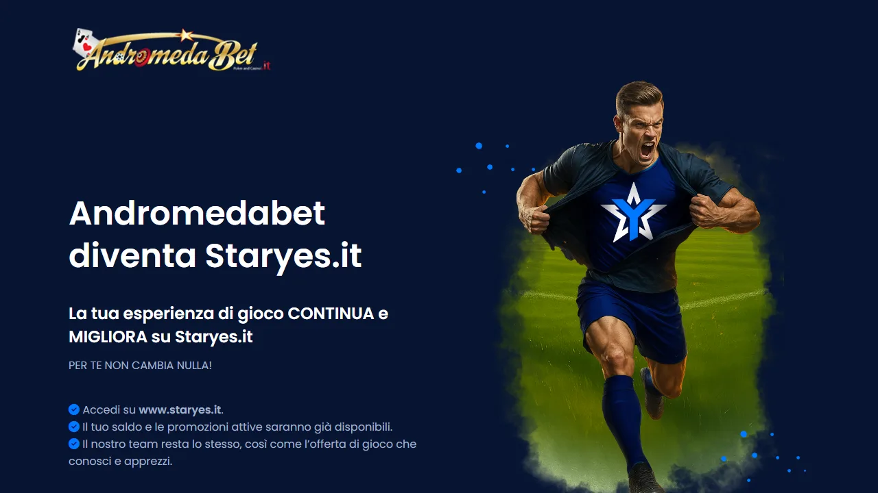 AndromedaBet Recensioni 4 La homepage di andromedabet